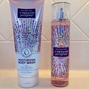 Bath and Body Works A thousand wishes fine fragrant mist and body wash new!